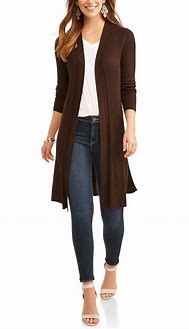 Image result for Women's Modern Ribbed Duster Cardigan By White House Black Market, Black, Size XS