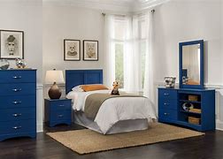 Image result for Blue Bedroom Furniture Set