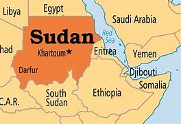 Image result for Sudan Location in Map