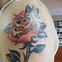 Image result for Rose Tattoo On Hand Men