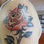 Image result for Men's Rose Tattoo Designs