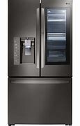 Image result for black lg double door fridge