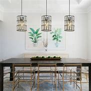 Image result for Sofie 31 1/2"W Black Crystal Kitchen Island Light Pendant - 64R90 | Lamps Plus