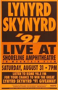 Image result for Lynyrd Skynyrd Concert Posters