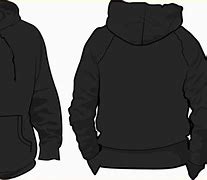 Image result for Black Hoodie Hooded Sweatshirt