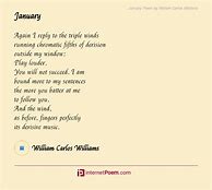 Image result for Poems About January by Famous Poets