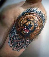 Image result for Bear Tattoos for Men