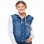 Image result for Teenagers Jean Jacket with Hood