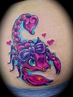 Image result for Beautiful Scorpion Tattoo Designs Women
