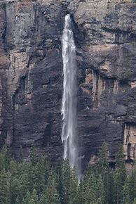 Image result for Black and White Image of Bridal Veil Falls
