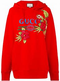 Image result for Gucci Hoodie Black and Red