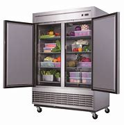 Image result for Stainless Steel Commercial Two Door Refrigerator