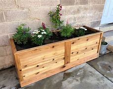 Image result for Wood Planter Boxes DIY