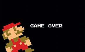 Image result for Game Over Screen Super Mario Brothers