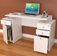 Image result for White Home Office Computer Desk