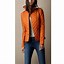 Image result for Orange Quilted Jacket
