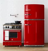Image result for Industrial Kitchen Red Refrigerator