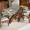 Image result for Glass Top Dining Room Tables