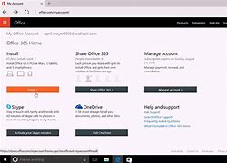 Image result for Office My Account 365 Install