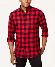 Image result for Men's Red Flannel Shirt