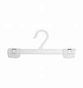 Image result for White Plastic Hangers with Clips