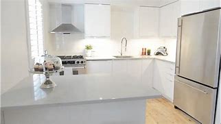 Image result for IKEA White Gloss Kitchen