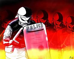 Image result for Riot Police Art
