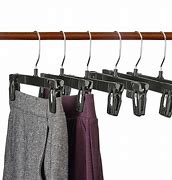 Image result for Clip Pants Hangers Black