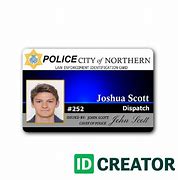 Image result for Pretend Police Identification Card Printable