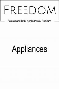 Image result for Scratch Dent Appliances