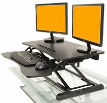 Image result for adjustable sit stand desk