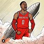 Image result for NBA Cartoon Russell Westbrook