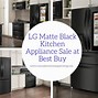 Image result for black kitchen appliances set