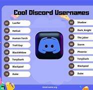 Image result for Cool Names for Boys On Discord
