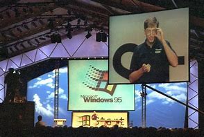 Image result for Bill Gates Windows 95