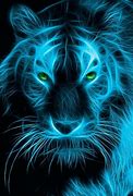 Image result for Blue Fire Tiger Head