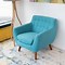 Image result for turquoise accent chair
