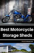 Image result for Garage Motorcycle Storage Shed