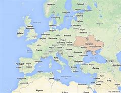 Image result for Ukraine Map Europe
