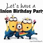 Image result for Minion Happy Birthday Sign