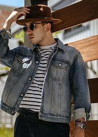 Image result for What to Wear with Oversized Jean Jacket