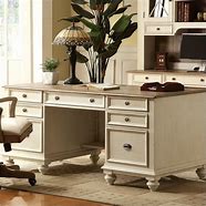 Image result for Antique White Desk