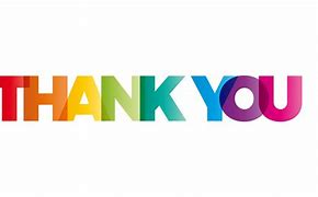 Image result for Rainbow Thank You Clip Art