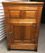 Image result for Antique Ice Chest