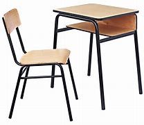 Image result for Double Student Desk with Chair