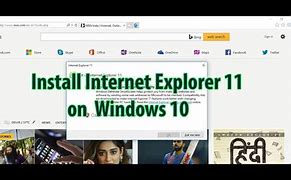 Image result for Install Internet Explorer 64-Bit Windows 10