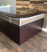 Image result for How to Build a Small L-shaped Reception Desk