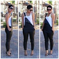 Image result for Overalls and Hoodie Outfit