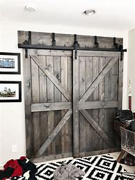 Image result for Barn Door for Bedroom Closet Doors