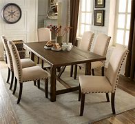 Image result for Rustic Wood Dining Room Sets